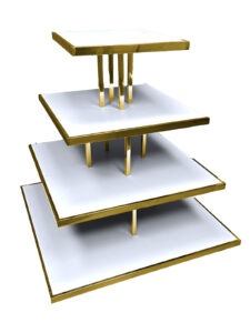 Used for folded clothing or seasonal items. Standardize surface material, table height, and storage options.