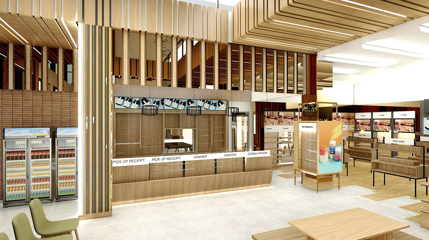 A grocery aisle with products placed at eye level to improve visibility and boost sales.