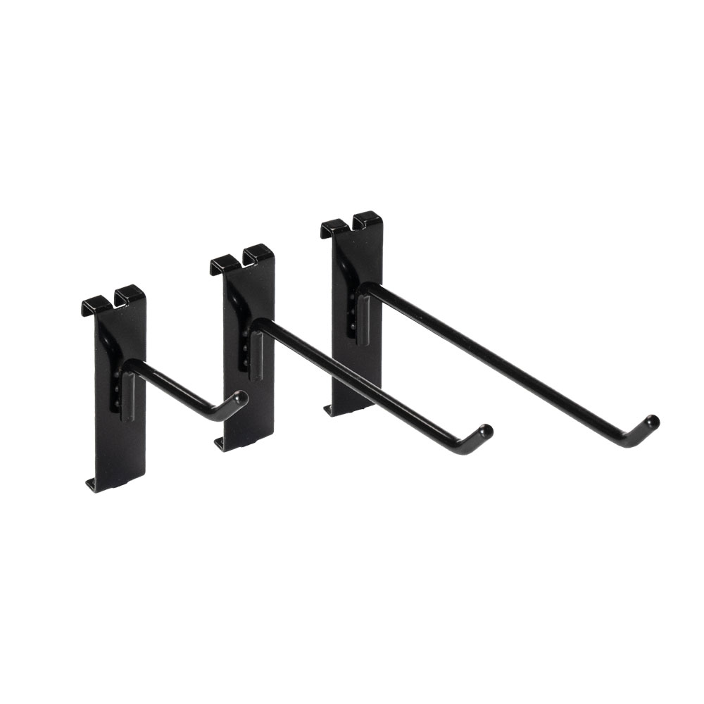 Heavy-duty wire grid hooks for gridwall retail merchandise display systems