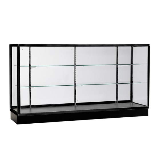 Premium lockable glass display showcases and jewelry cabinets with LED